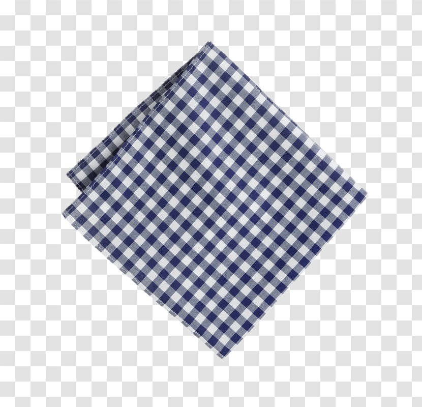 Gingham Cloth Napkins Necktie Handkerchief Check - Clothing Accessories - In Blue Transparent PNG