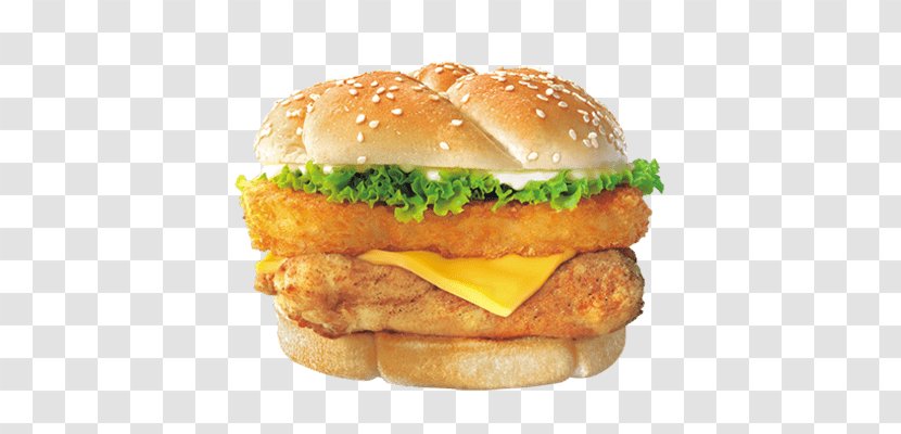 KFC Hamburger Chicken Sandwich Fast Food Fillet - Vegetarian - Bun Transparent PNG