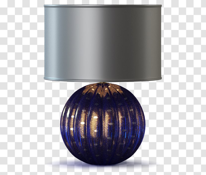 Cobalt Blue - Lamp - Model Glass Transparent PNG