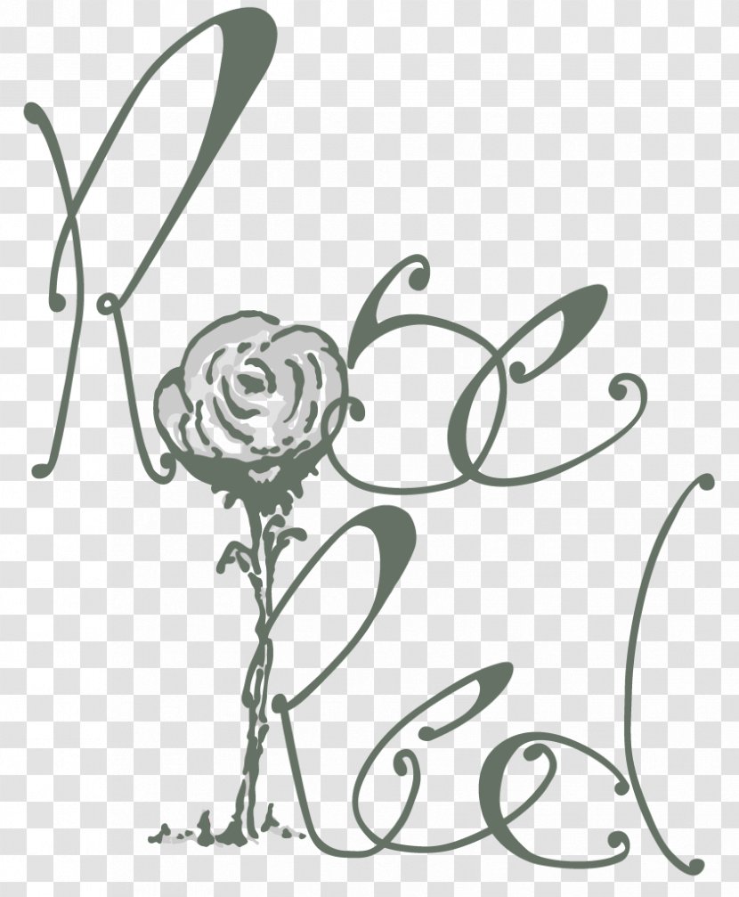 Floral Design Cut Flowers Drawing /m/02csf Plant Stem - Artwork - Grey Rose Transparent PNG