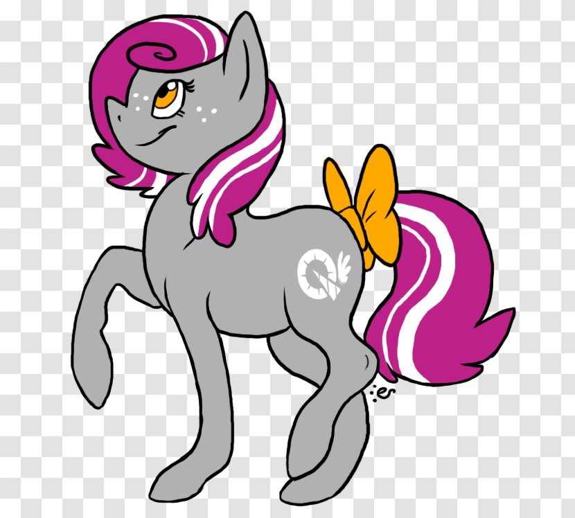 Cat Horse Line Art Cartoon Clip - Silhouette - Equestria Daily Transparent PNG