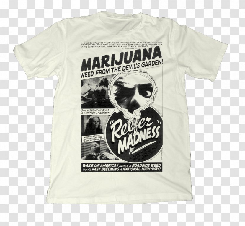 Cannabis Propaganda Film Poster Reefer Madness - White Transparent PNG