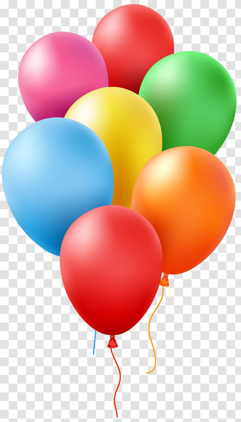 Gas Balloon Birthday Party Clip Art - Beautiful Balloons Transparent PNG