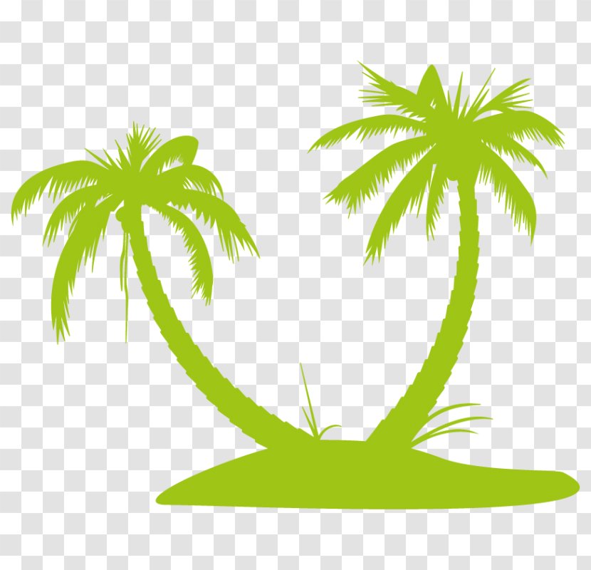 Palm Trees Clip Art Vector Graphics Coconut Image - Flowering Plant Transparent PNG