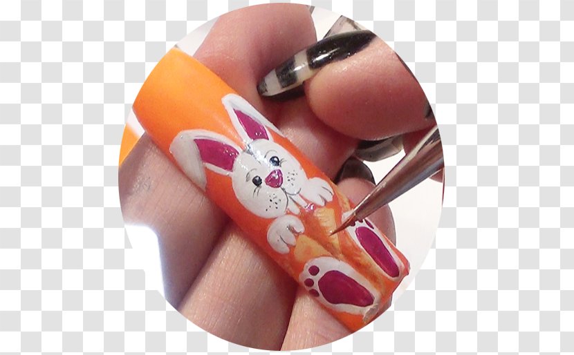 Nail Art Manicure Technician Beauty Parlour - Course - The Round Moon Rabbit Transparent PNG