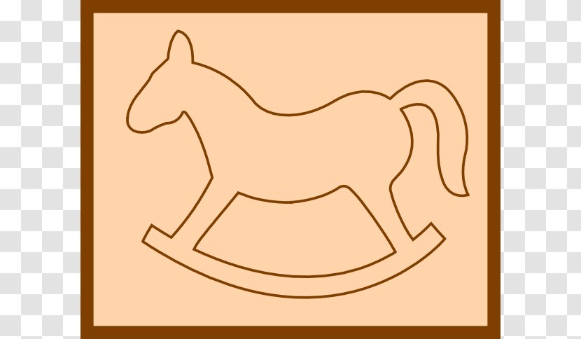 Mustang Rocking Horse Pony Drawing Clip Art - Vertebrate - Silhouette Transparent PNG
