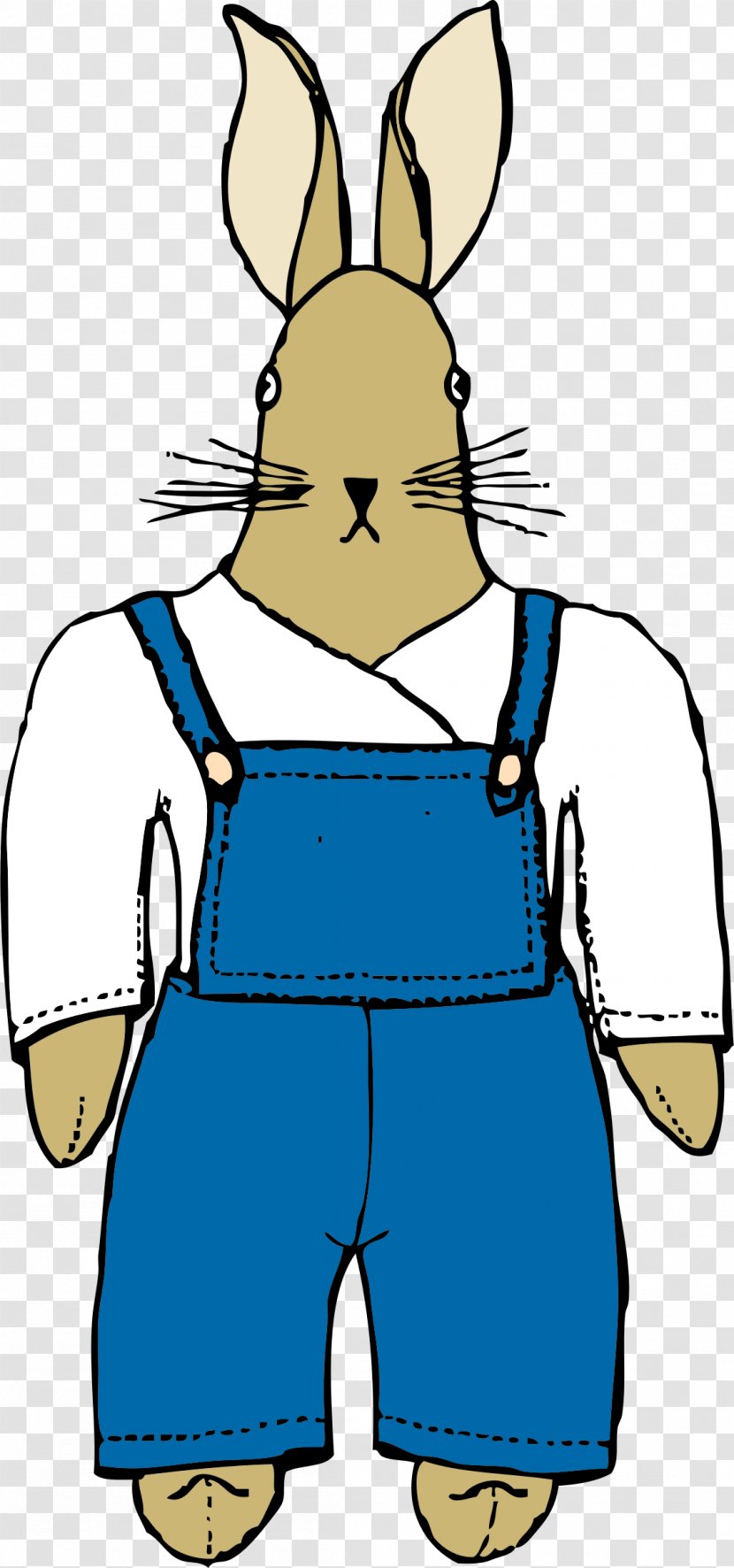 Overall Clothing Clip Art - Jeans - Bunnies Transparent PNG