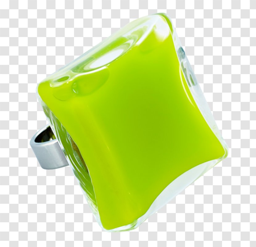 Ring Green Bague Argent Double Anneaux Solitaire Bijou - Plastic Transparent PNG