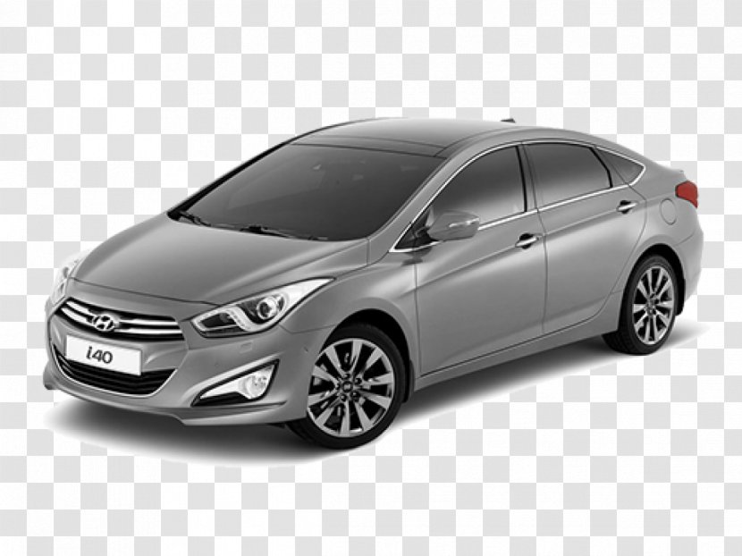 Hyundai I40 Sedan Mid-size Car - Bumper Transparent PNG