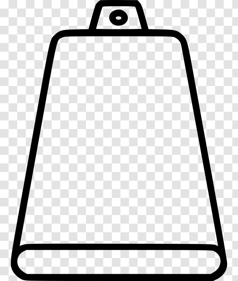 More Cowbell Drawing - Silhouette - Drums Transparent PNG