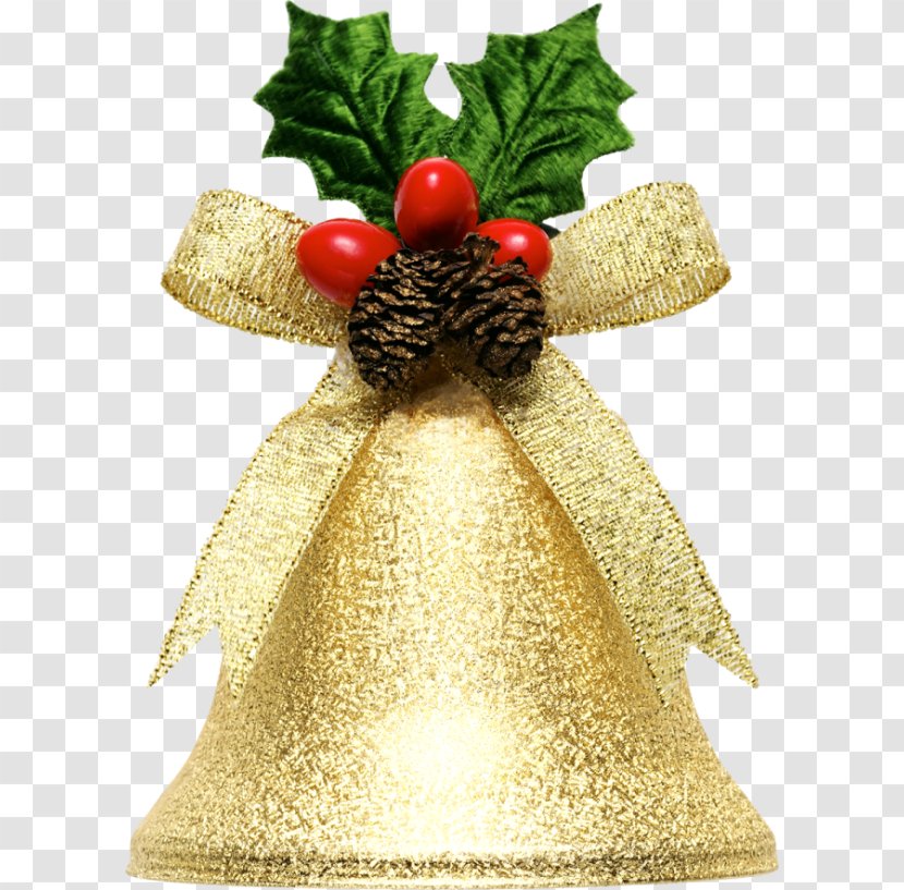 Christmas Ornament New Year Bell Flower Transparent PNG
