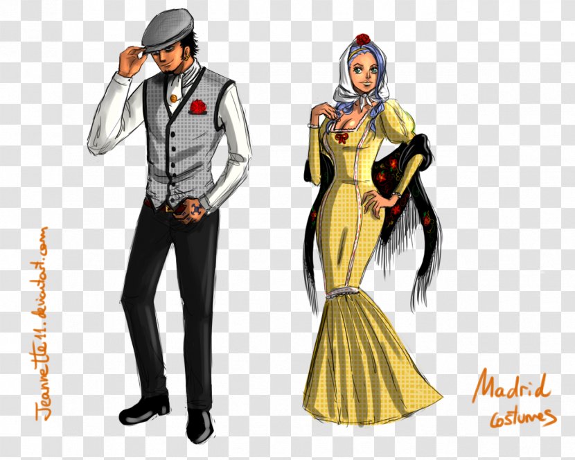 Folk Costume Clothing Suit San Isidro - Gentleman - Flowers Skirt Transparent PNG