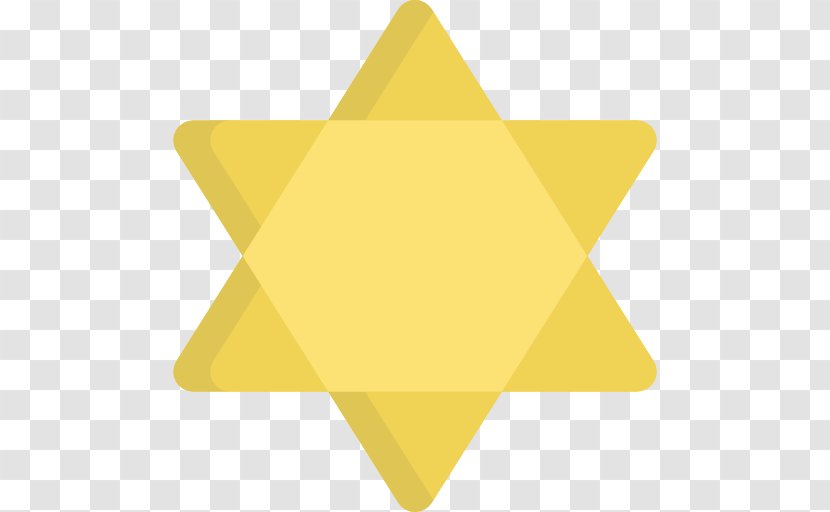 Star Of David Religion Judaism Jewish People Israel - Yellow Transparent PNG