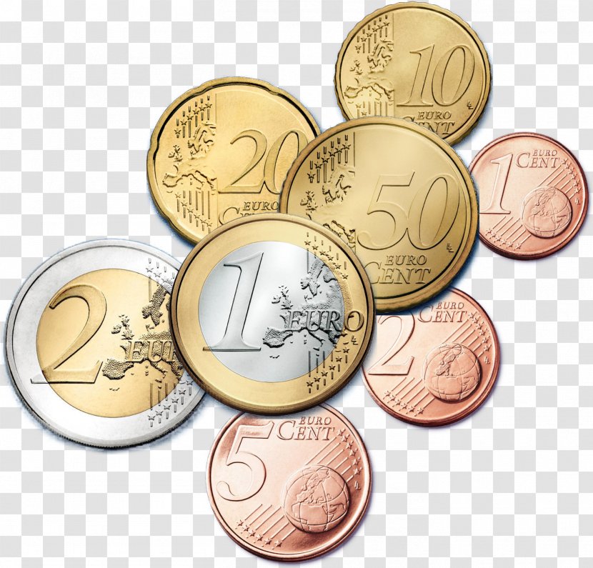 Euro Coins 1 Coin 2 Transparent PNG