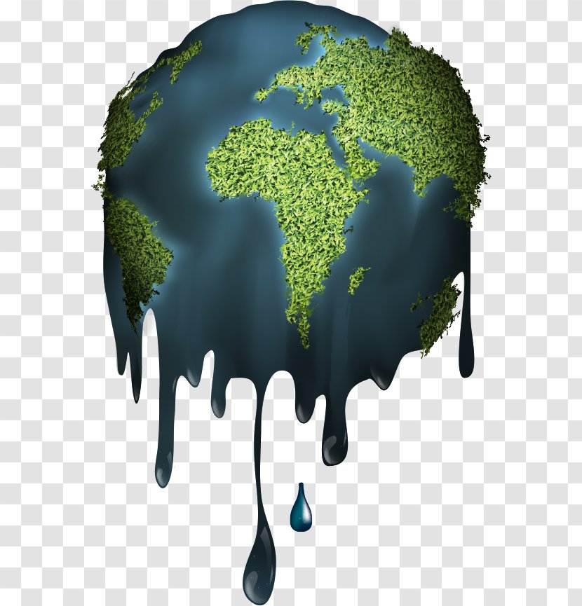 Earth Melting Computer File - Natural Environment - Vector Melted Transparent PNG