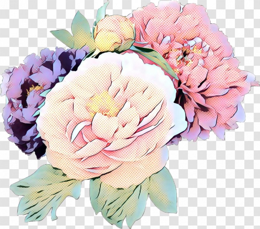 Pink Flowers Background - Garden - Hydrangea Rose Order Transparent PNG