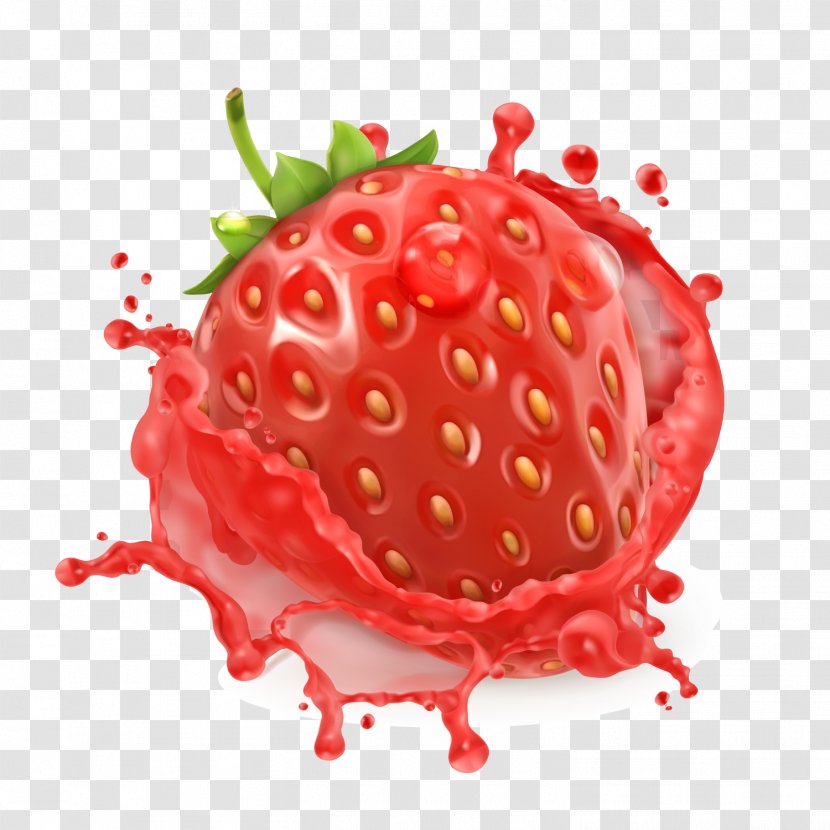 Orange Juice Strawberry Frutti Di Bosco - Berry - Splash Of Transparent PNG