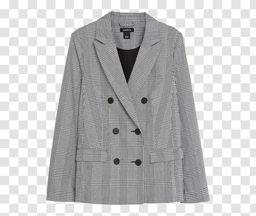 Blazer Sport Coat Fashion Double-breasted Suit - White Transparent PNG