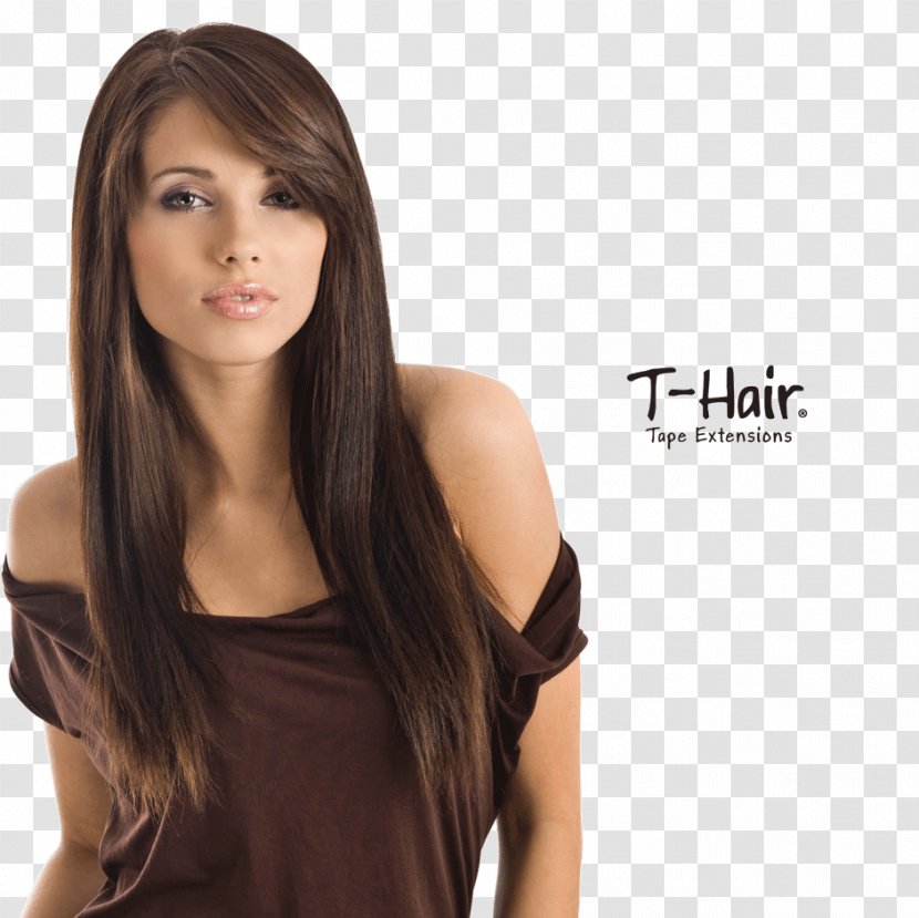 Hair Coloring Long Artificial Integrations Hairstyle - Model Transparent PNG