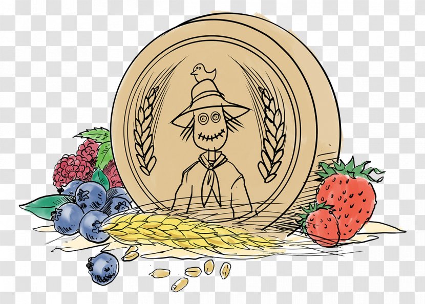 Cartoon Designer Illustration - Google Images - Plate Strawberry Wheat Transparent PNG
