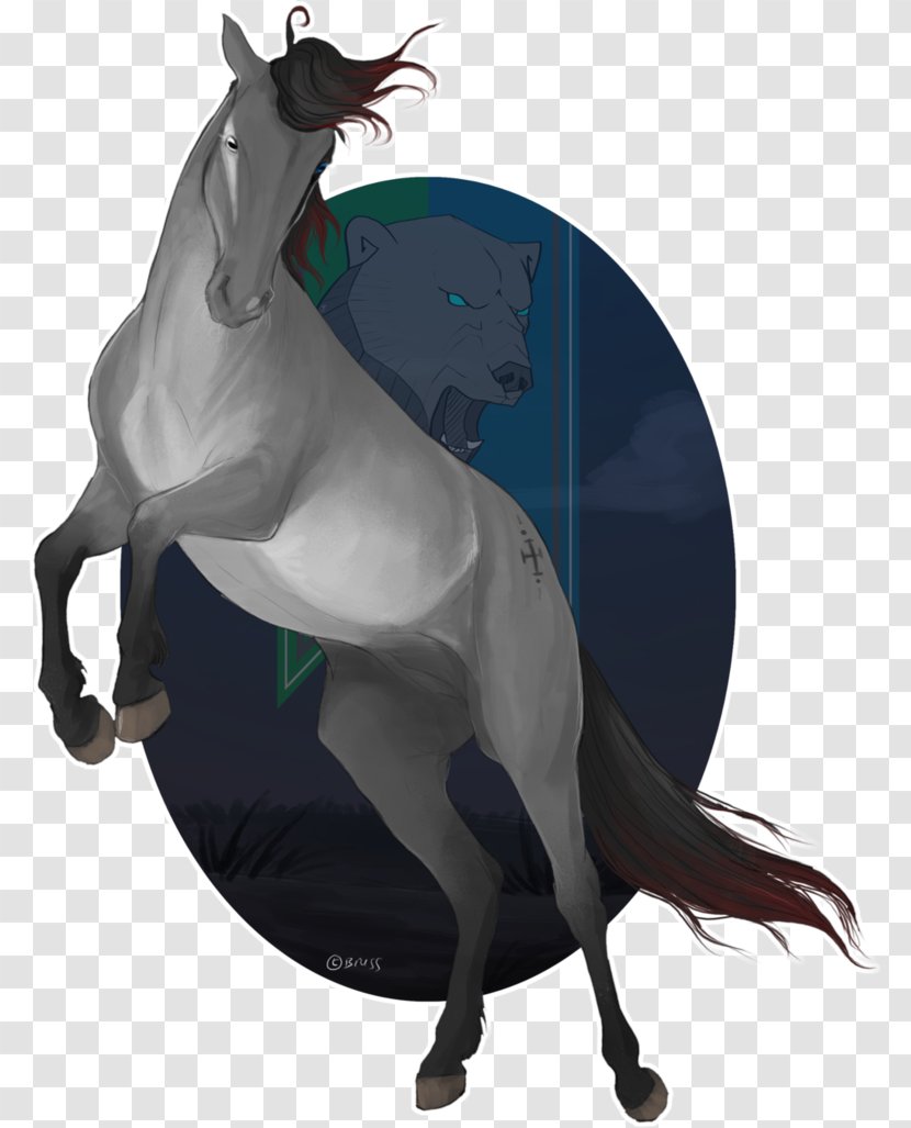 Mustang Stallion Halter Rein Pack Animal - Livestock Transparent PNG