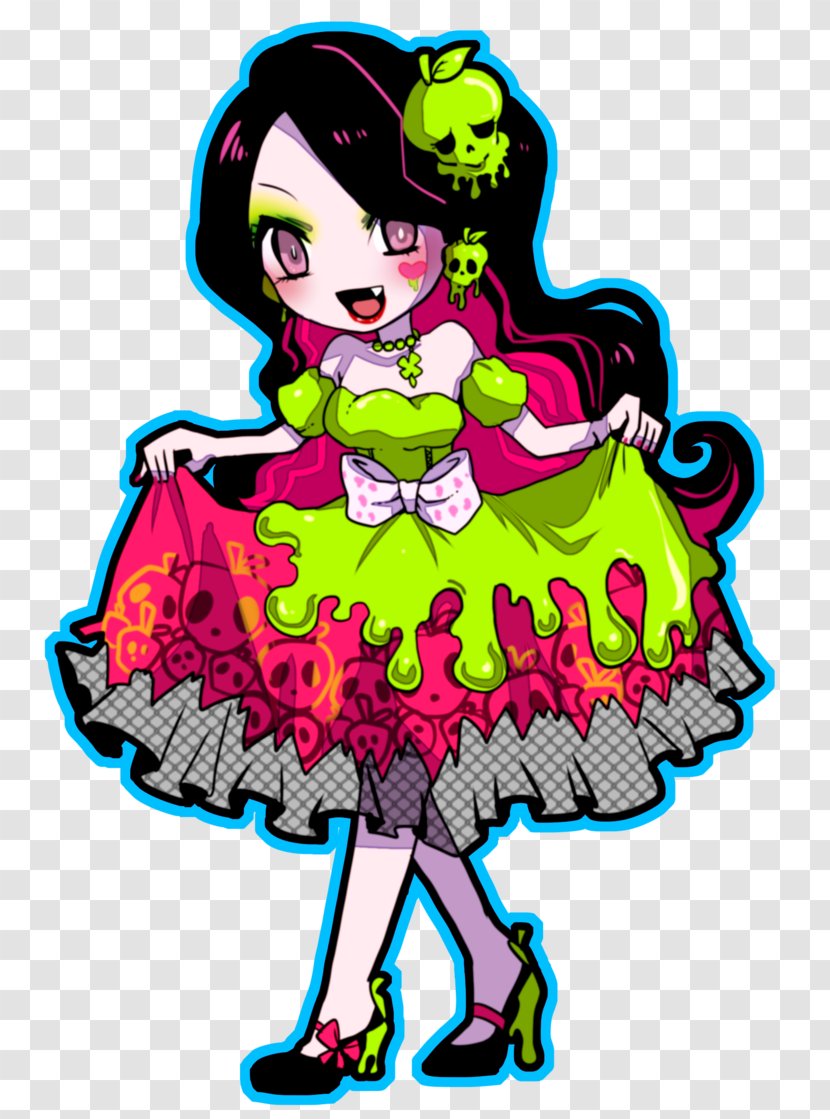 Monster High Draculaura Doll Ghoul Frankie Stein - Silhouette Transparent PNG