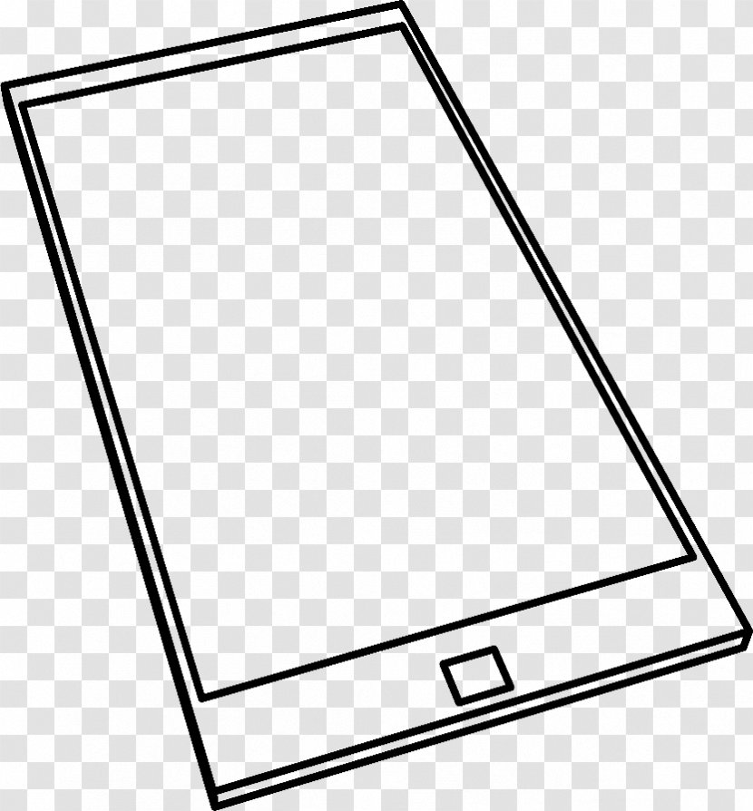 Drawing Smartphone Animated Film Line Art - Black And White Transparent PNG