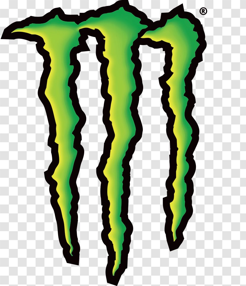 Monster Energy Drink Beverage Logo - Jam - Claw Transparent PNG