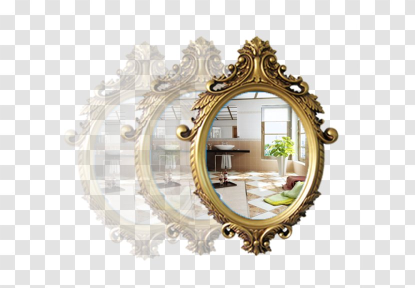 Mirror Designer Interior Design Services - Oval Transparent PNG