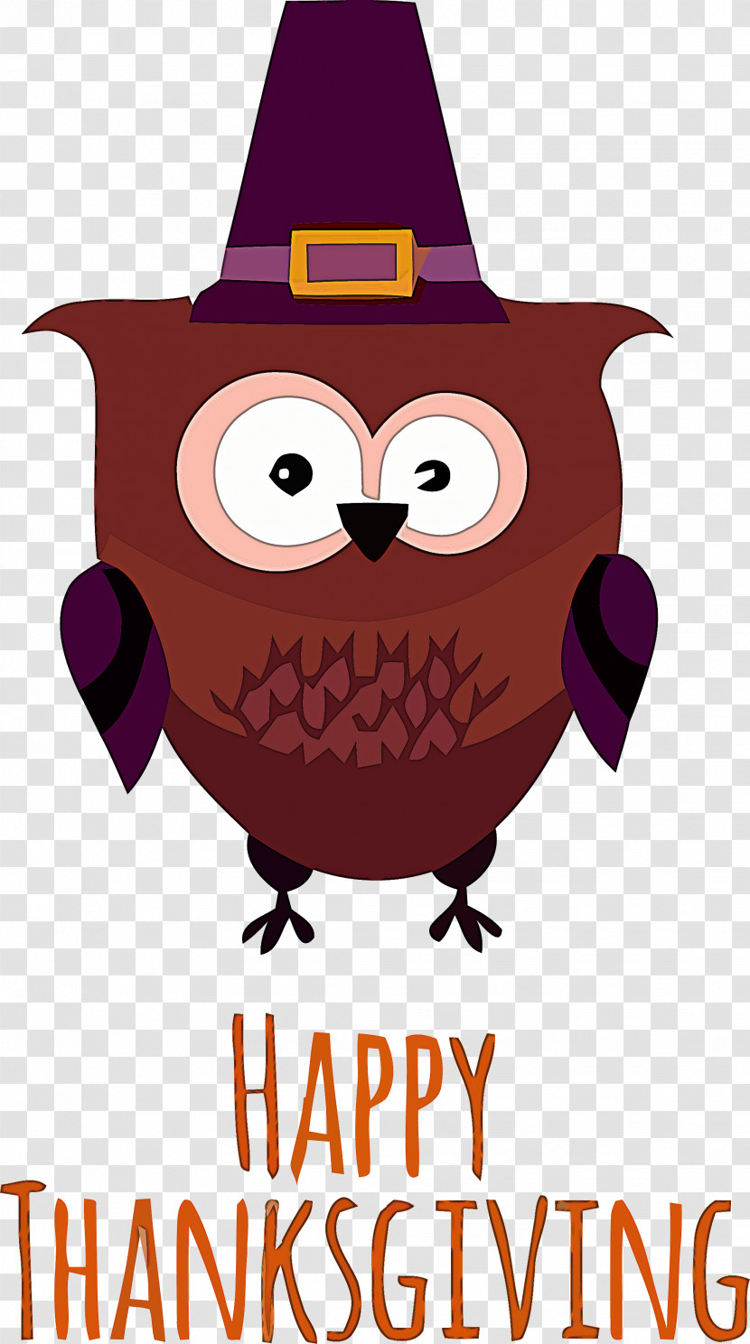Owl Cartoon Bird Of Prey Bird Eastern Screech Owl Transparent PNG
