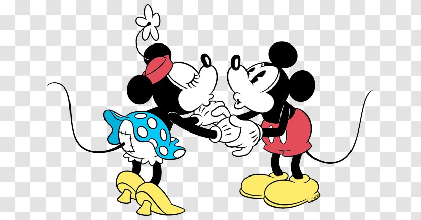 Minnie Mouse Mickey Kiss - Text Transparent PNG