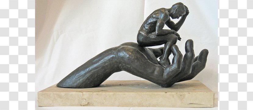 The Hand Of God Bronze Sculpture Sculptor - Frame - Creation Adam Hands Transparent PNG