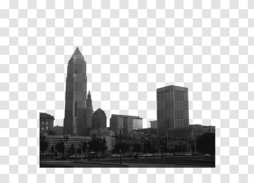 Downtown Cleveland Skyline Skyscraper Cityscape Tower - Block Transparent PNG