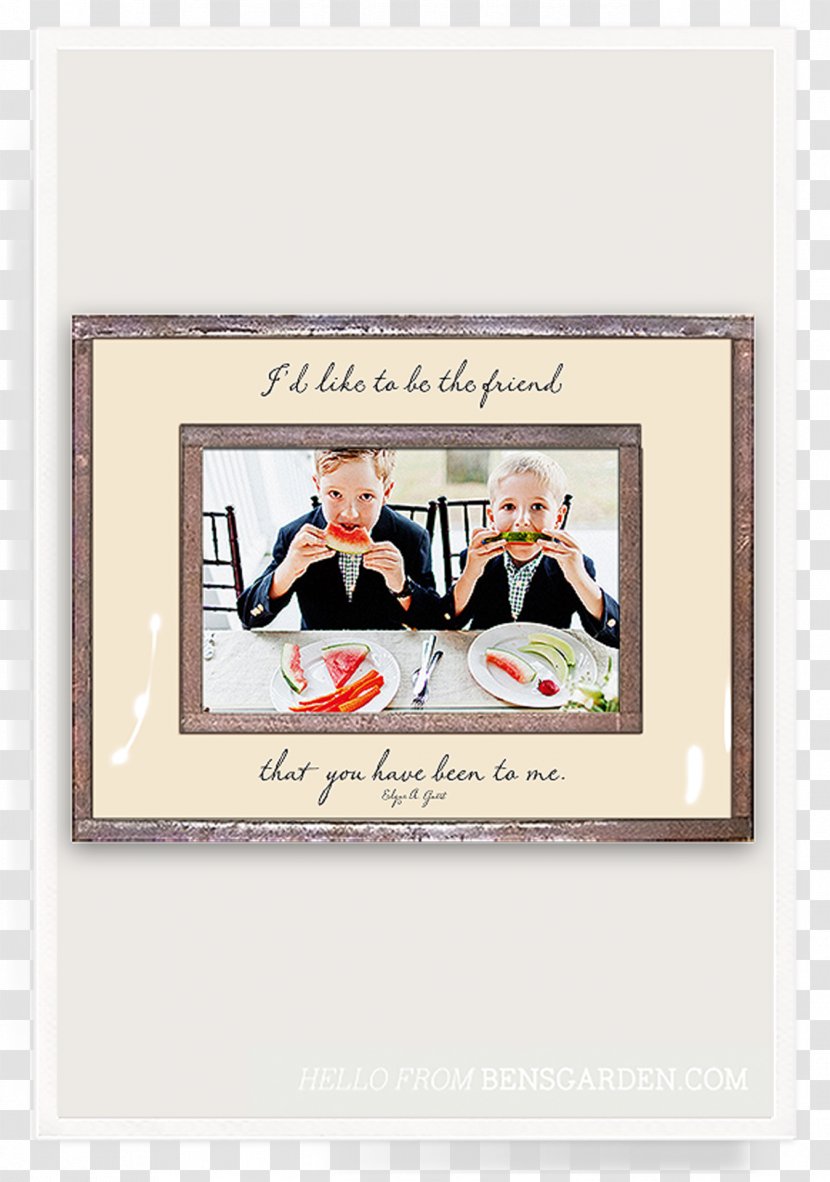 Picture Frames Ben's Garden Glass The Friend You've Been To Me - Copper Frame Transparent PNG
