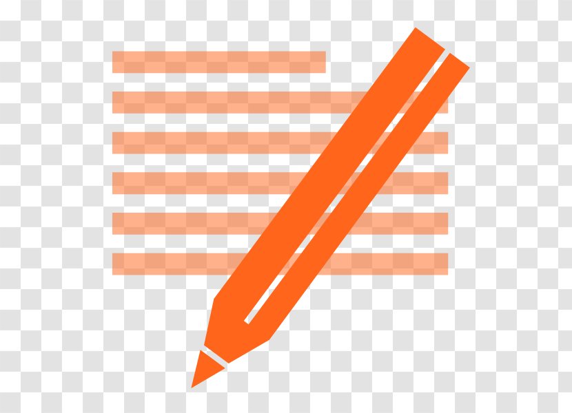 Line Point Angle - Orange Transparent PNG