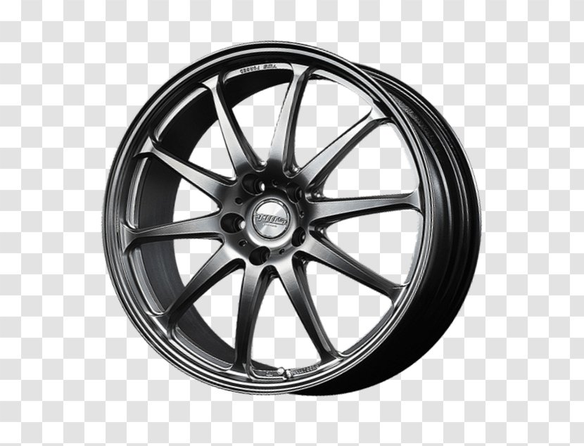 Alloy Wheel Tire WORK Wheels Rim - Black - Block Heels Transparent PNG