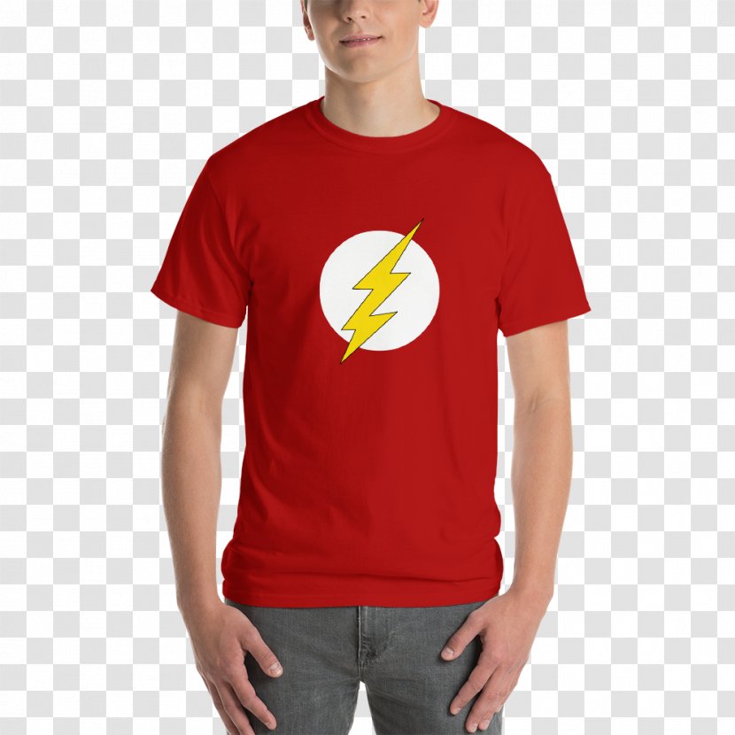 Ringer T-shirt Raglan Sleeve - Red Transparent PNG