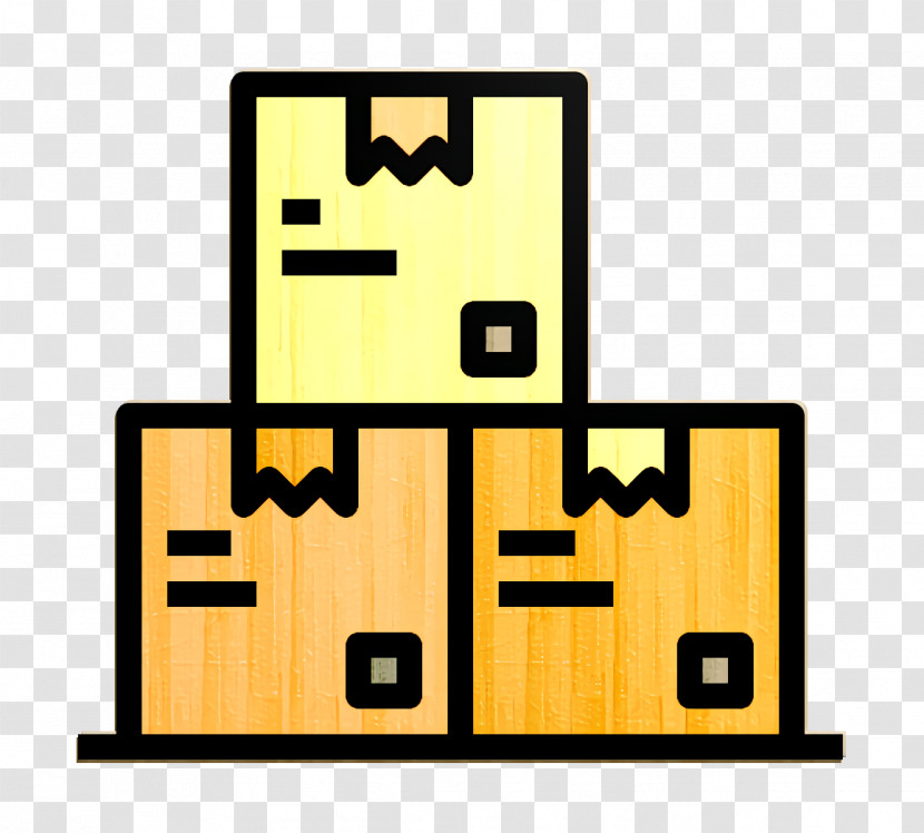 Boxes Icon Home Decoration Icon Inventory Icon Transparent PNG