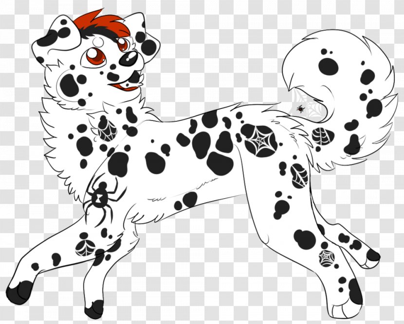 Dalmatian Dog Cat Puppy Breed Non-sporting Group - Line Art Transparent PNG