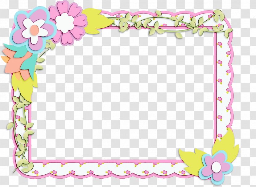 Party Background Frame - Flower - Interior Design Rectangle Transparent PNG