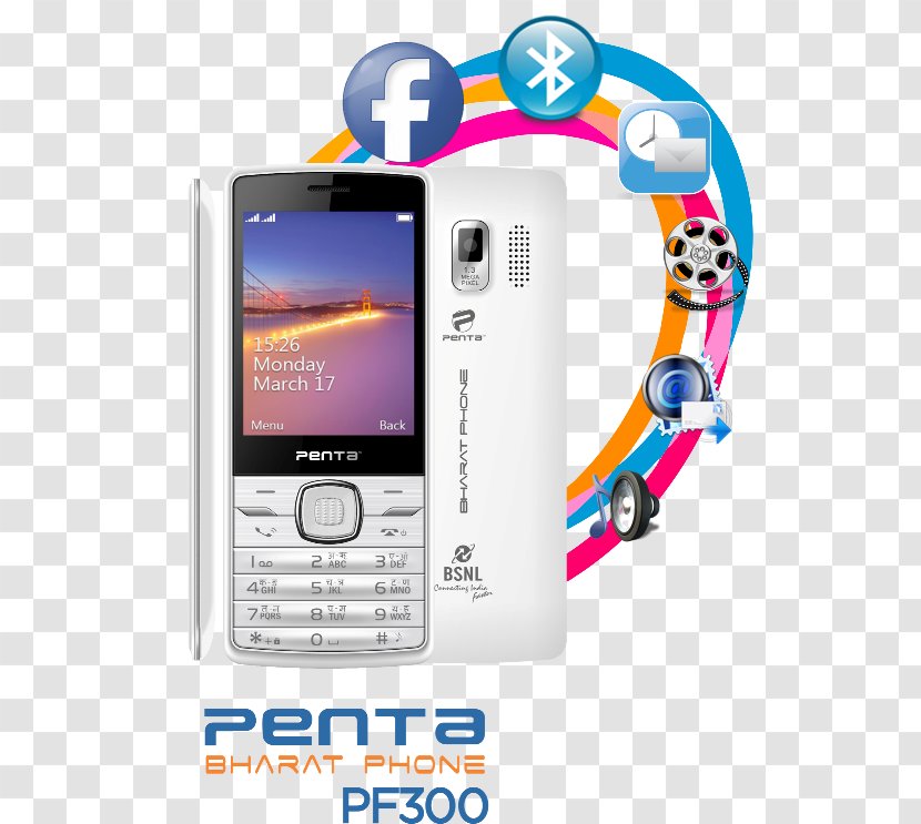 Feature Phone Smartphone Bharat Sanchar Nigam Limited Cellular Network Idea - Electronic Device Transparent PNG