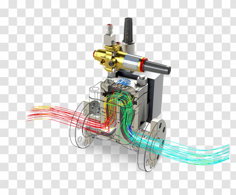 SolidWorks Computational Fluid Dynamics Computer Simulation Software - Technology - Design Transparent PNG