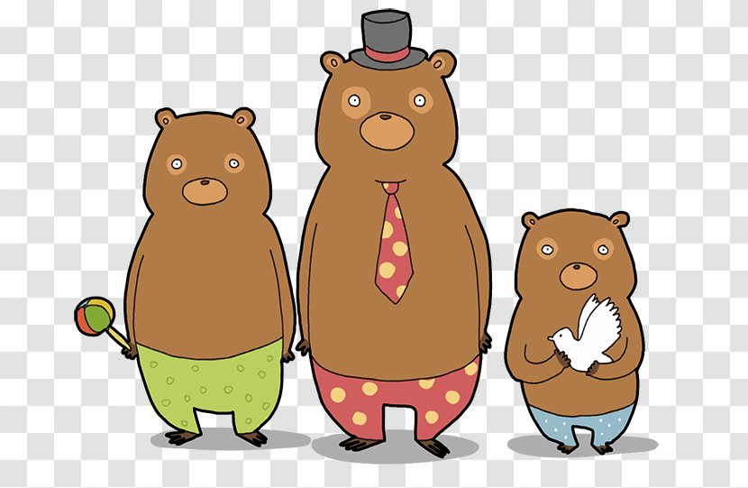 Bear Beaver Cartoon Food Transparent PNG