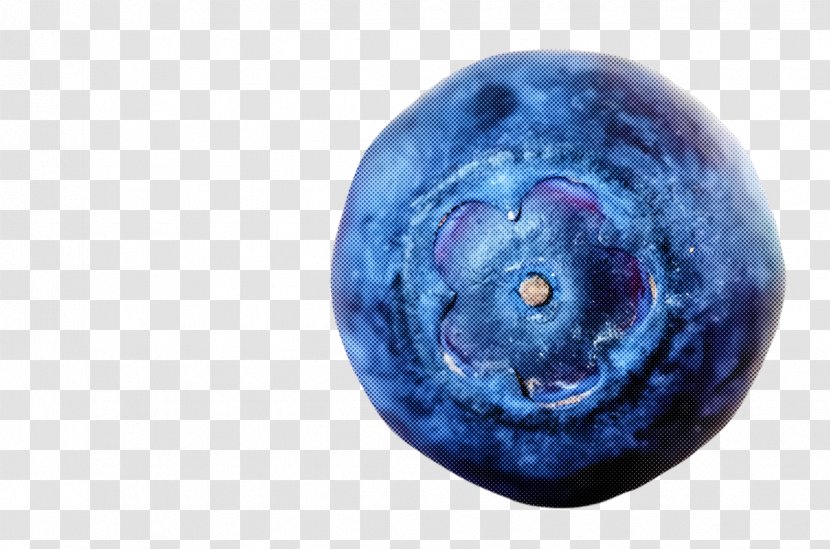 Blue Cobalt Sphere Plant Space Transparent PNG