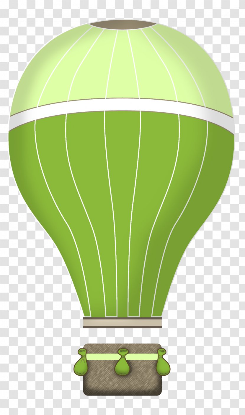 Hot Air Ballooning Aerostat Green - Toy Balloon Transparent PNG