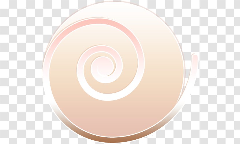 Circle Peach - Spiral Transparent PNG