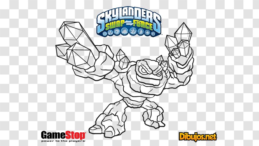 Skylanders: Swap Force Trap Team Giants Spyro's Adventure Drawing - Coloring Book - Skylanders Transparent PNG