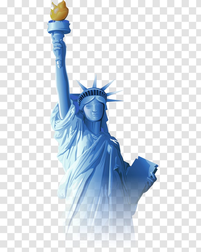 Statue Of Liberty Image Eiffel Tower - Mythical Creature Transparent PNG