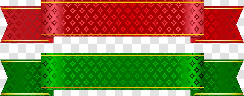 Christmas Banner - Green - Flag Rectangle Transparent PNG