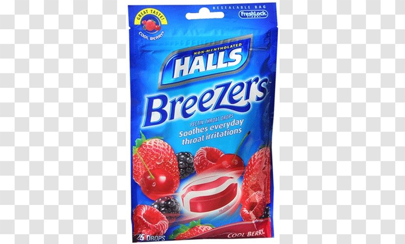 Bacardi Breezer Halls Cream Pectin Demulcent - Processed Food - Sore Throat Transparent PNG